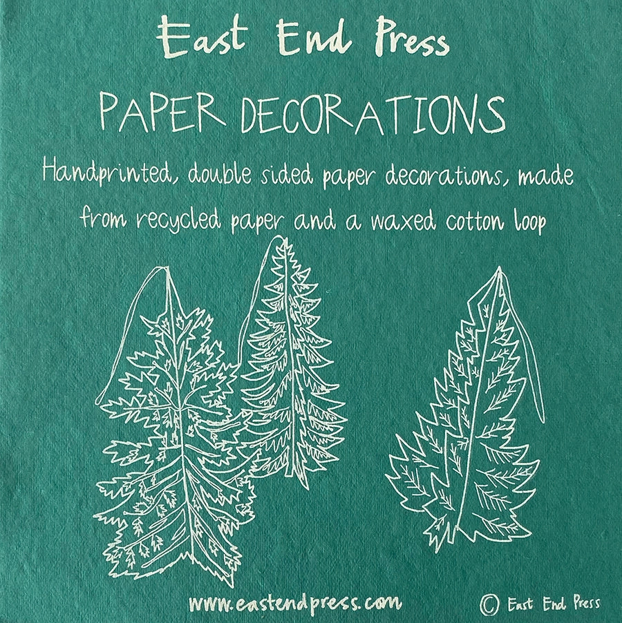 Forest Trees Paper Decorations - Pack of 4