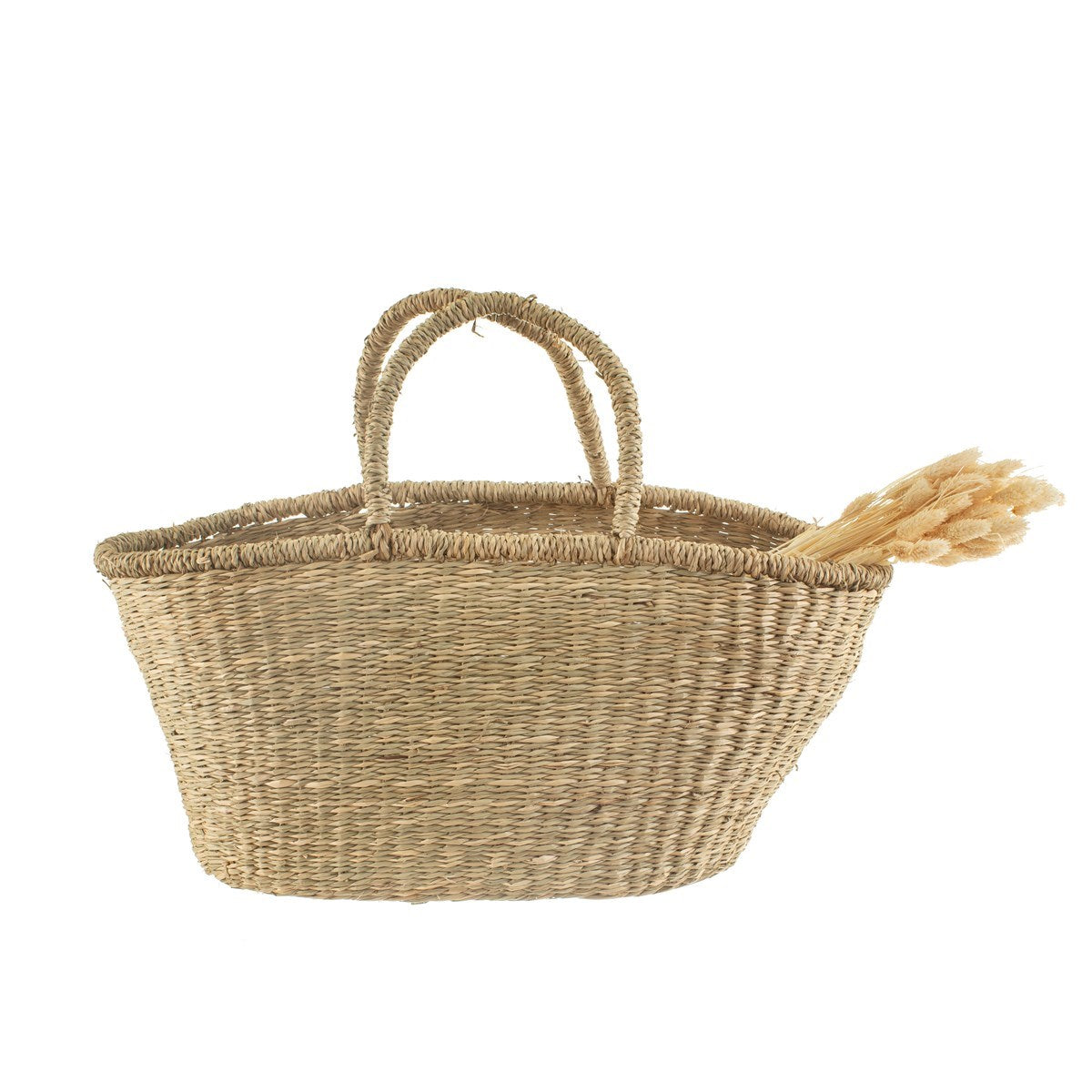 Woven Seagrass Shopper Bag