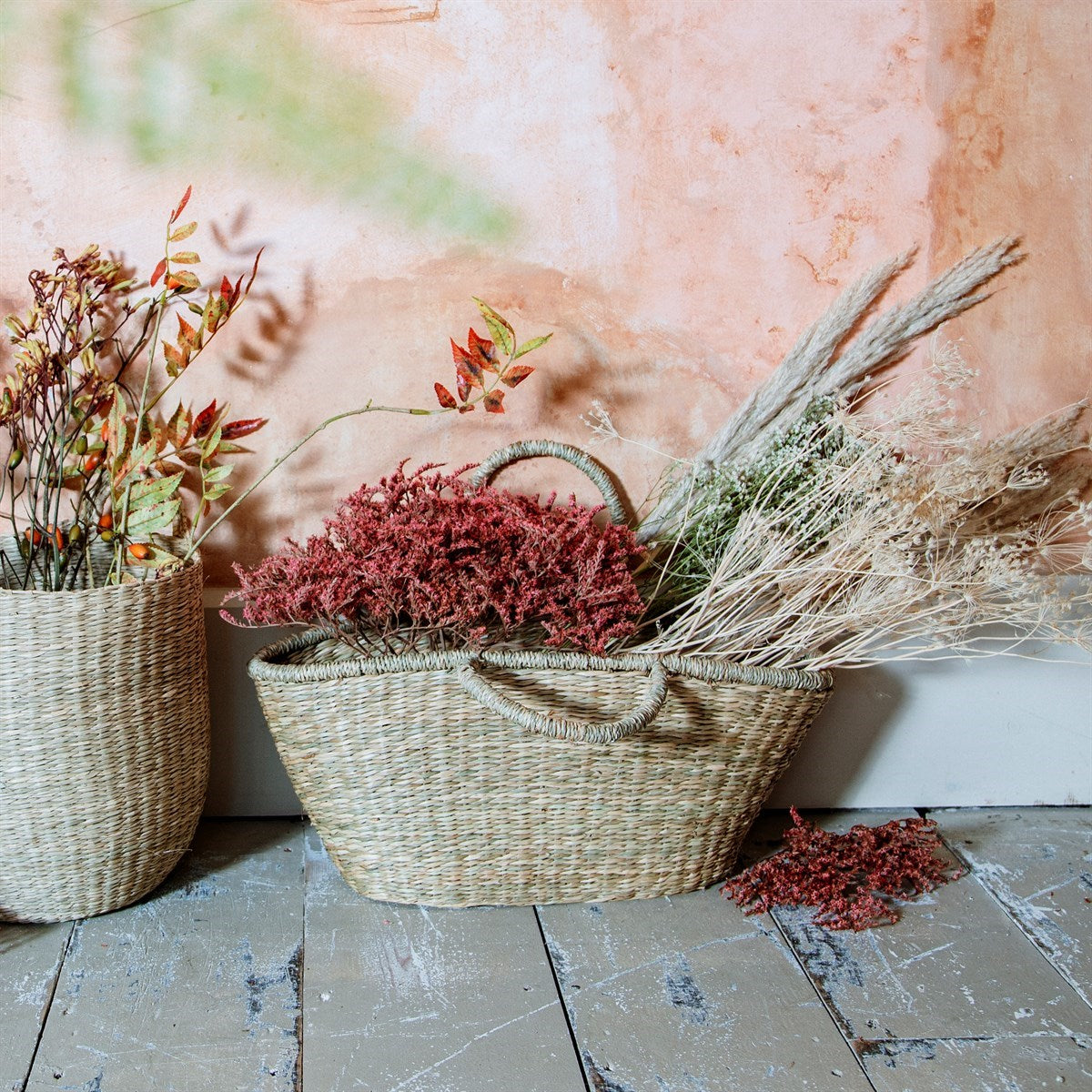 Woven Seagrass Shopper Bag