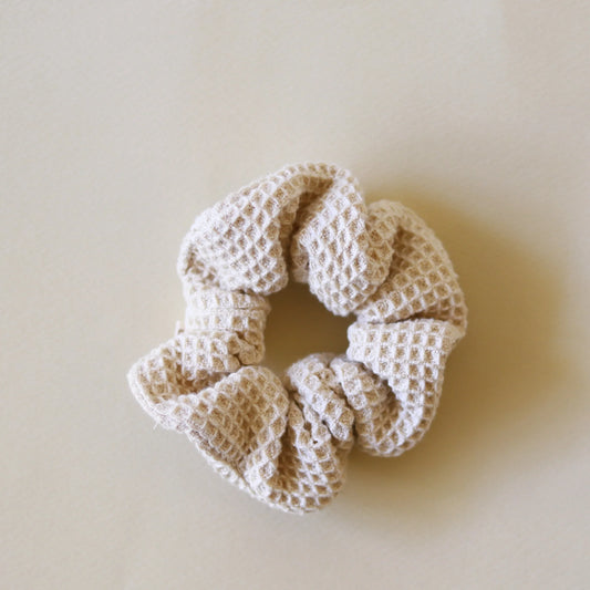 Scrunchie - Organic Lifestyle Oat Large Waffle Scrunchie