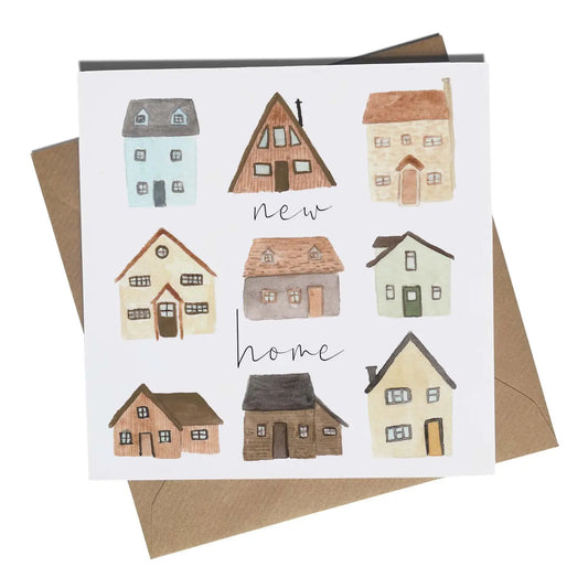 New Home Houses Card