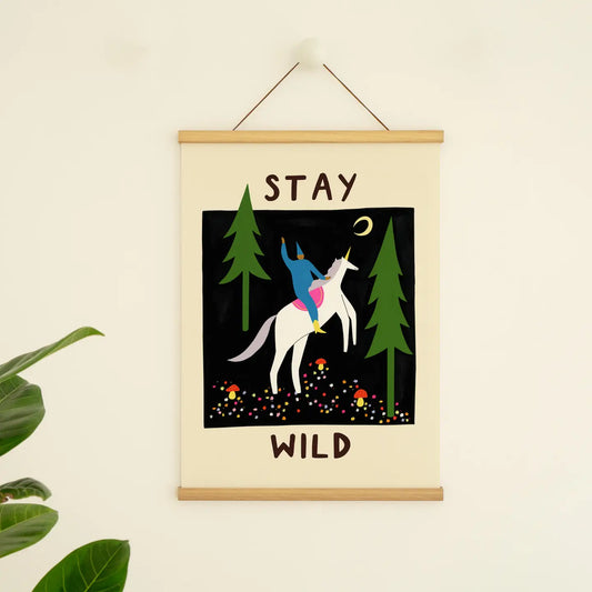 Stay Wild A5 Print