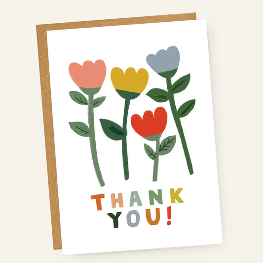 Thank You! Floral Card