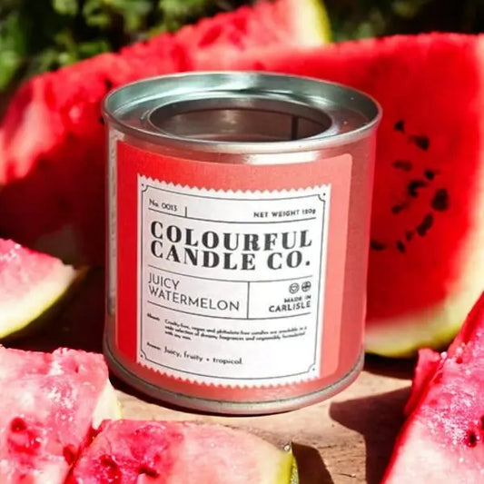 Juicy Watermelon Soy Wax Tin Candle