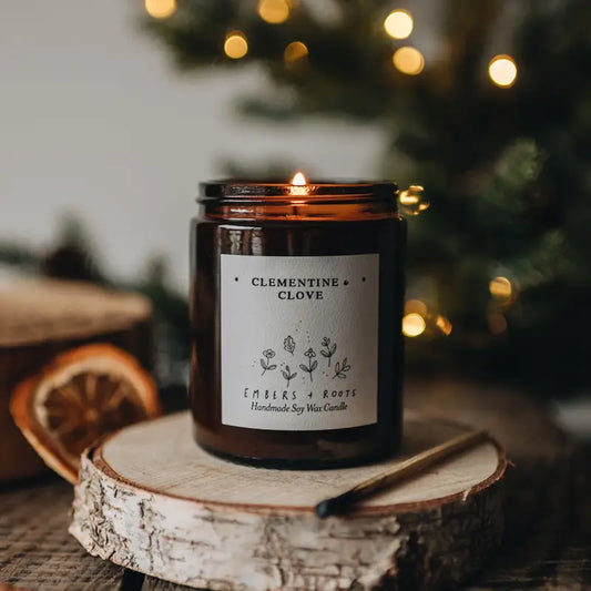 Clementine and Clove Scented Candle