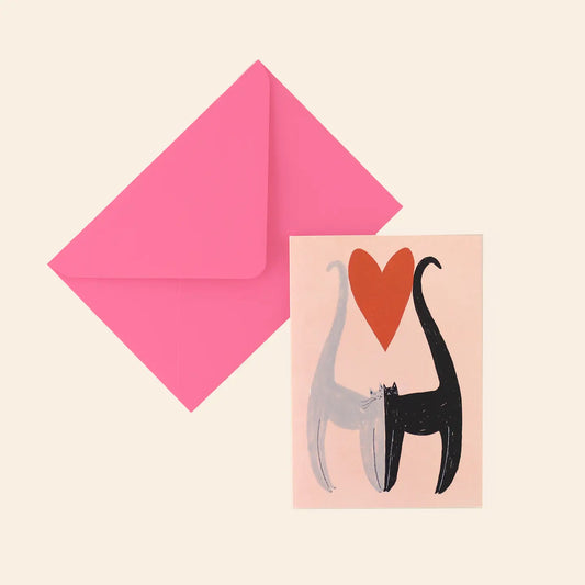 Cat Lovers Greeting Card