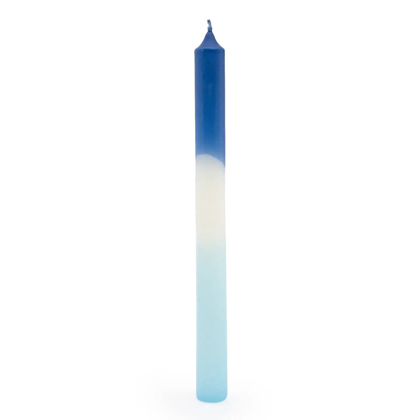 Two Tone Dinner Candle - Blue