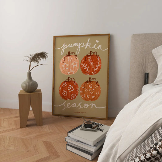 Pumpkin Season Art Print - A5