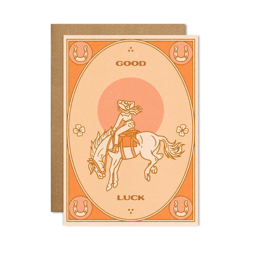 Good Luck Rodeo Card