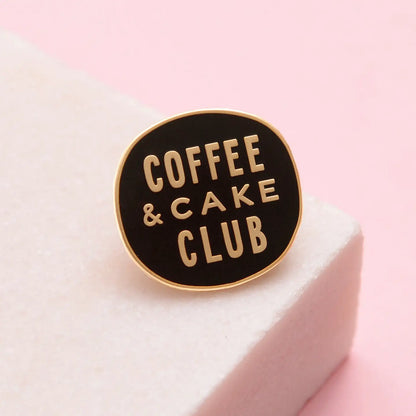 Enamel Pin - Coffee and Cake Club