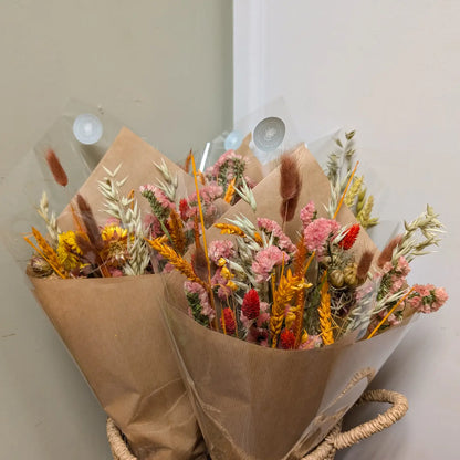 Dried Flowers Bouquet - Orange