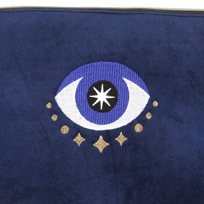 All Seeing Eye Velvet Makeup Pouch