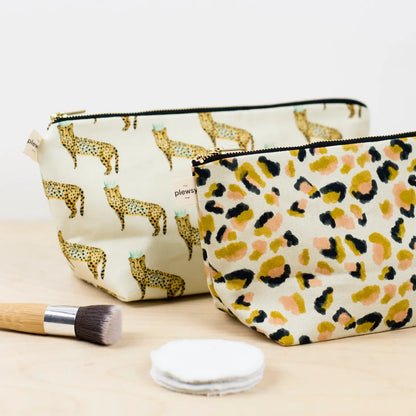 Luxury Wash Bag - Leopard Print