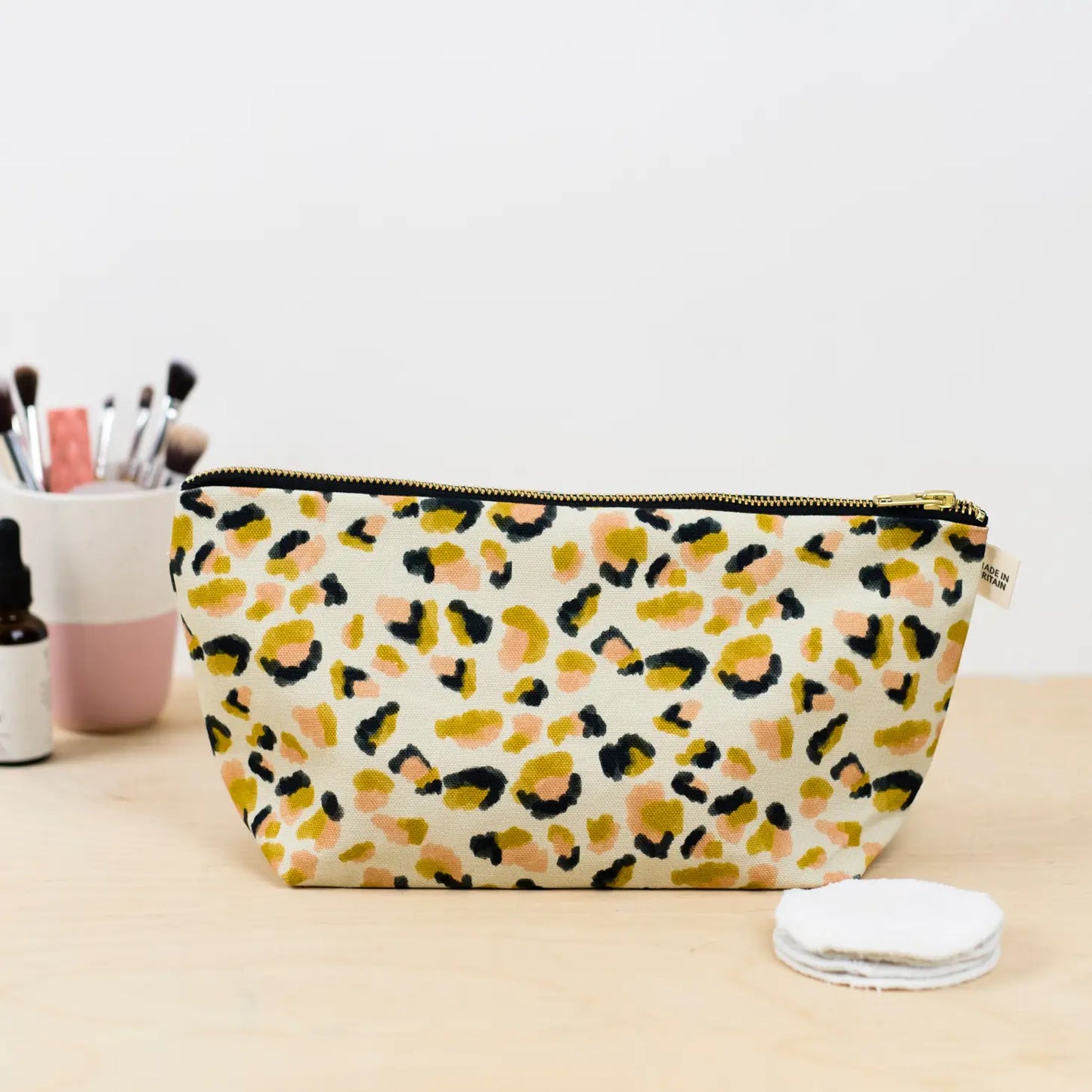 Luxury Wash Bag - Leopard Print