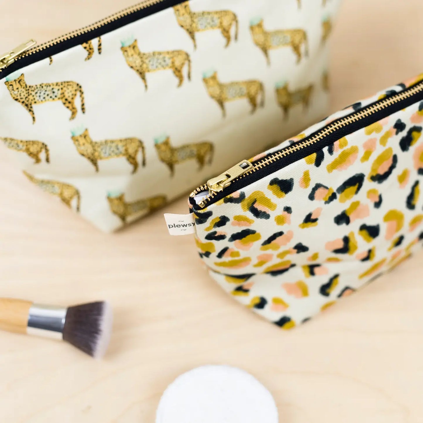 Luxury Wash Bag - Leopard Print