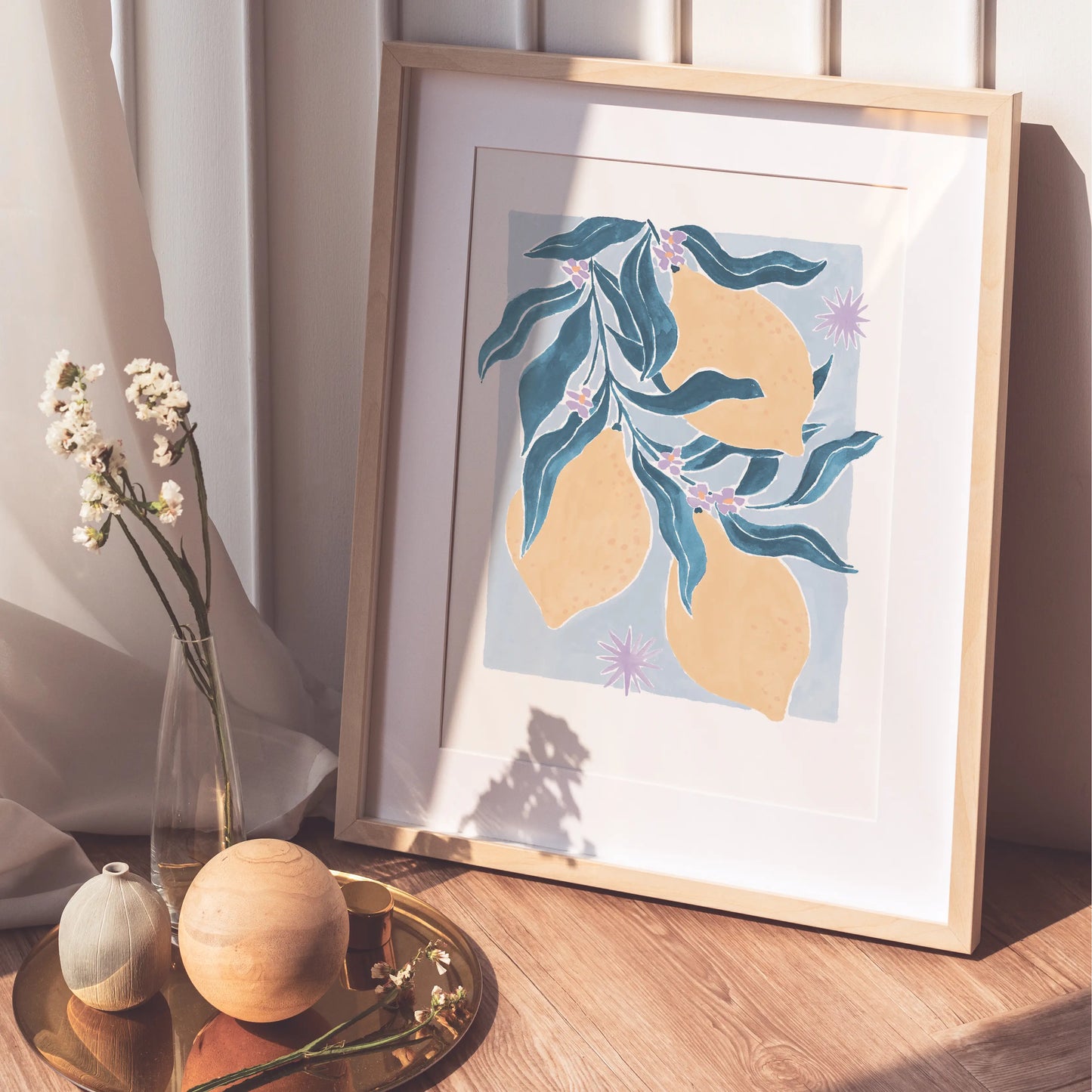 Lemon Art A3 Print