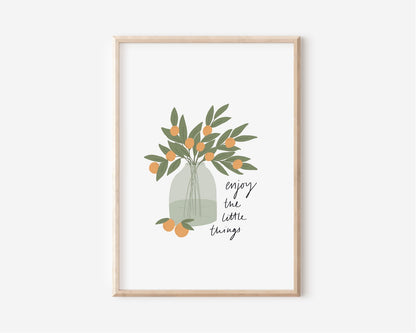 Enjoy The Little Things A3 Print